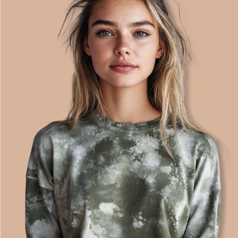 Glyder Olive Tie-Dye Sweatshirt